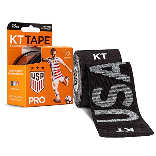KT Tape Pro Synthetic Kinesiology Sports Tape - Breathable & Waterproof Athletic Support for Joint Pain Relief, Muscle Recovery - Ideal for Running, CrossFit, Yoga & Physical Therapy