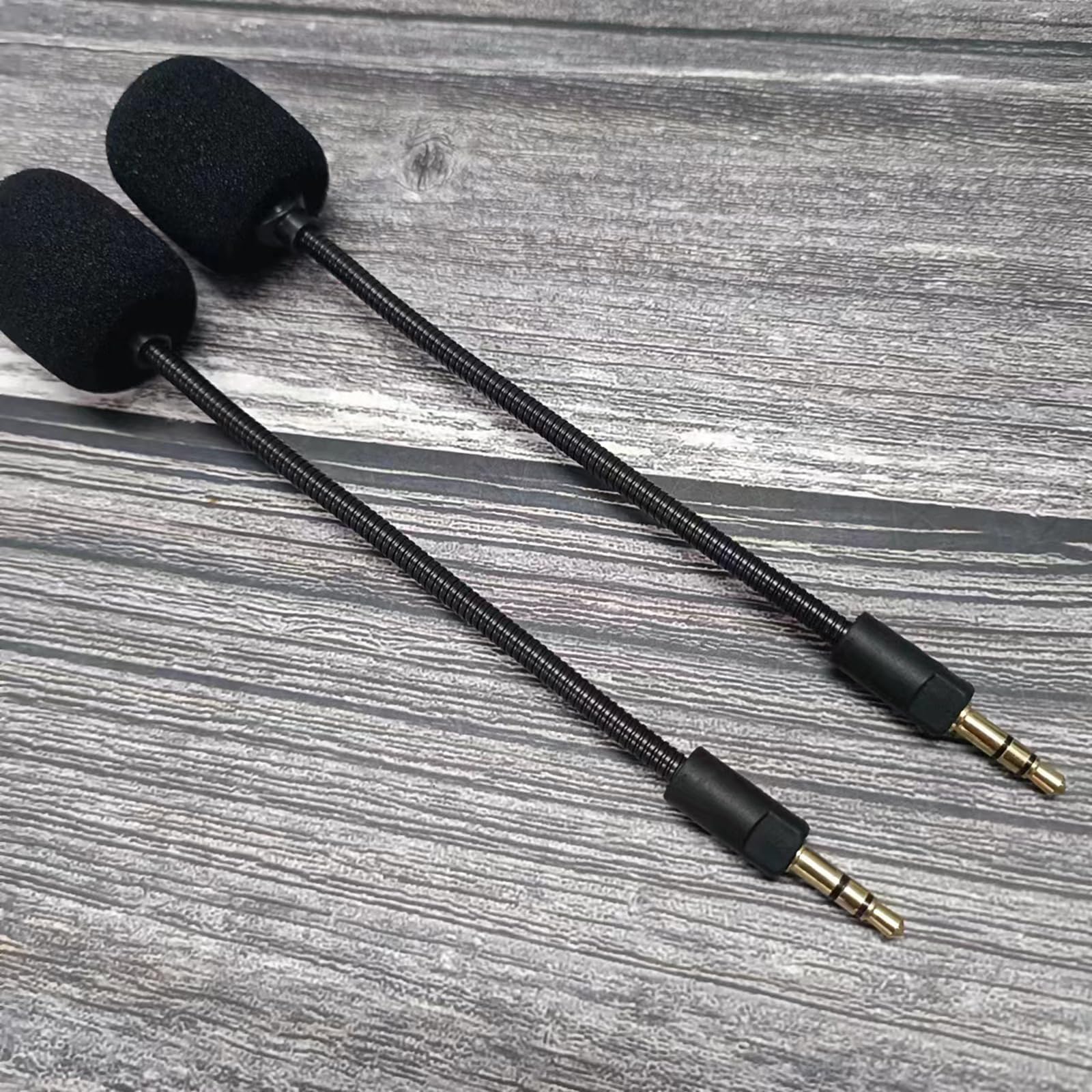 Detachable 3.5mm Boom Microphone for BarracudaX Headset - Plug & Play Windproof Foam Mic with Noise Cancellation - Flexible & Stylish Design for Gaming, Streaming & Online Meetings
