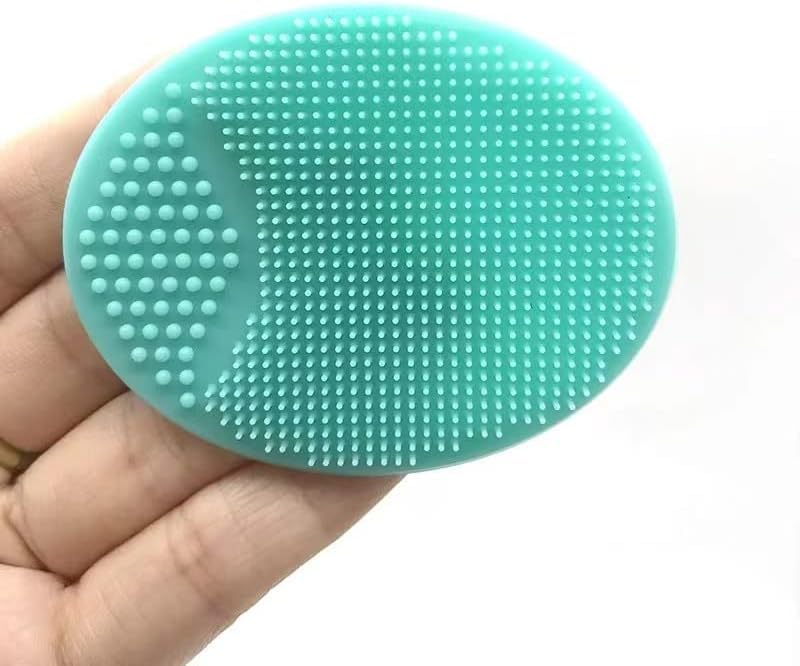 RubyFace Silicone Facial Cleansing Brush - 2 Pack Soft Exfoliating Face Scrubber for Blackhead & Acne Removal, Gentle Pore Cleanser for Women & Girls - Perfect for Daily Skincare Routine & Travel Beauty Essentials