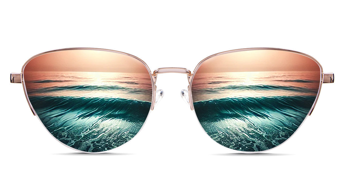 Burke Women's Prescription Sunglasses - UV Protection, Polarized Lenses for Driving, Outdoor & Fashion Use