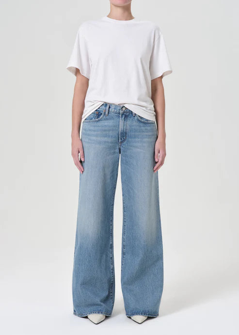 Clara Low Rise Baggy Flare Jeans for Women - Vintage 90s Distressed Denim Pants - Perfect for Casual Outfits, Streetwear & Retro Fashion