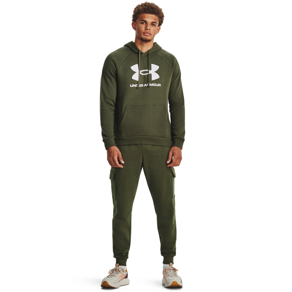 **Men's Under Armour Rival Fleece Logo Hoodie - Soft & Warm Pullover for Running, Gym & Casual Wear**