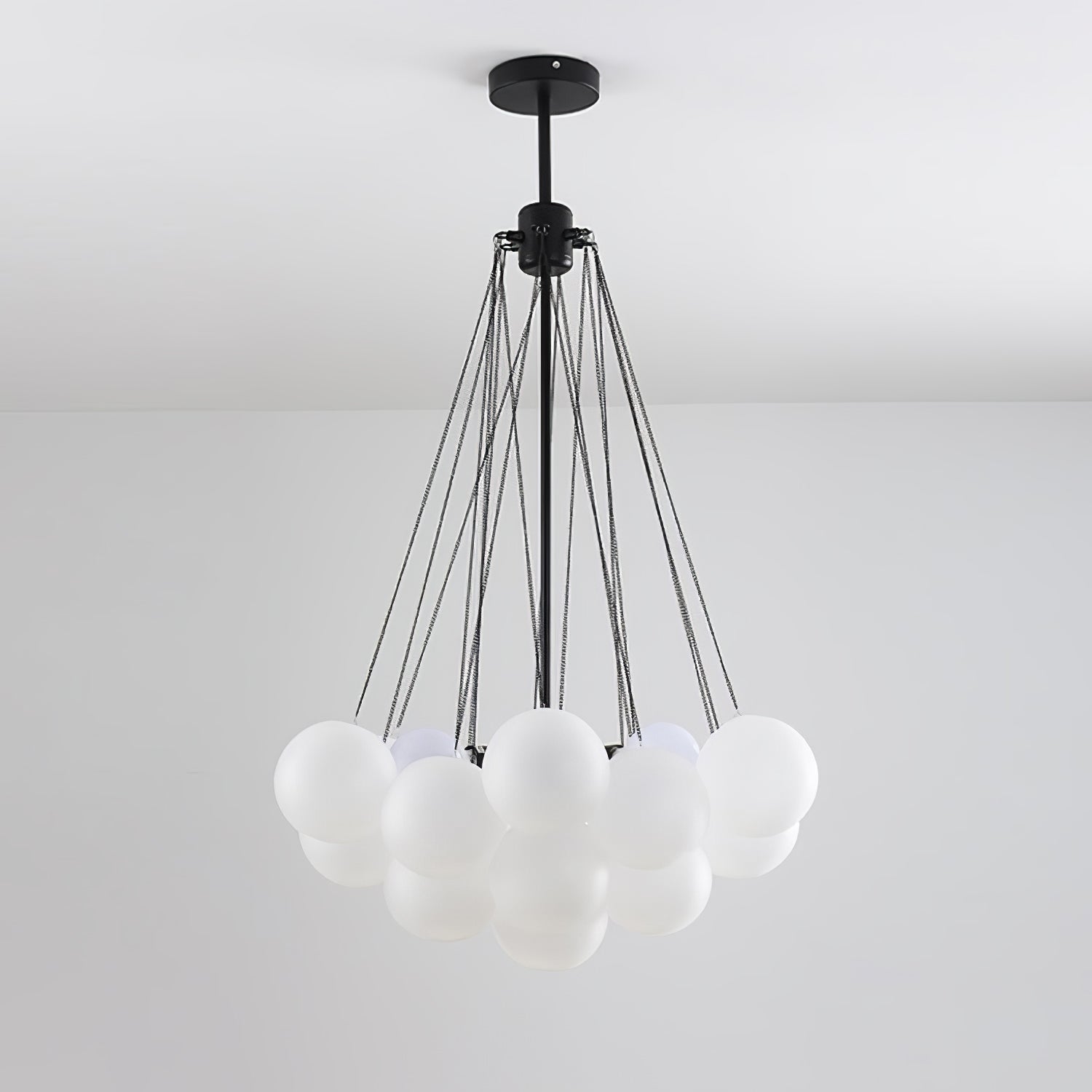 Elegant Bubble Chandelier - Modern Crystal Ceiling Light Fixture for Dining Room, Living Room & Bedroom - Perfect for Home Decor & Wedding Venues
