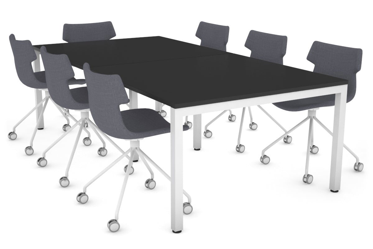 Modern Square Leg Boardroom Conference Table - 94.5