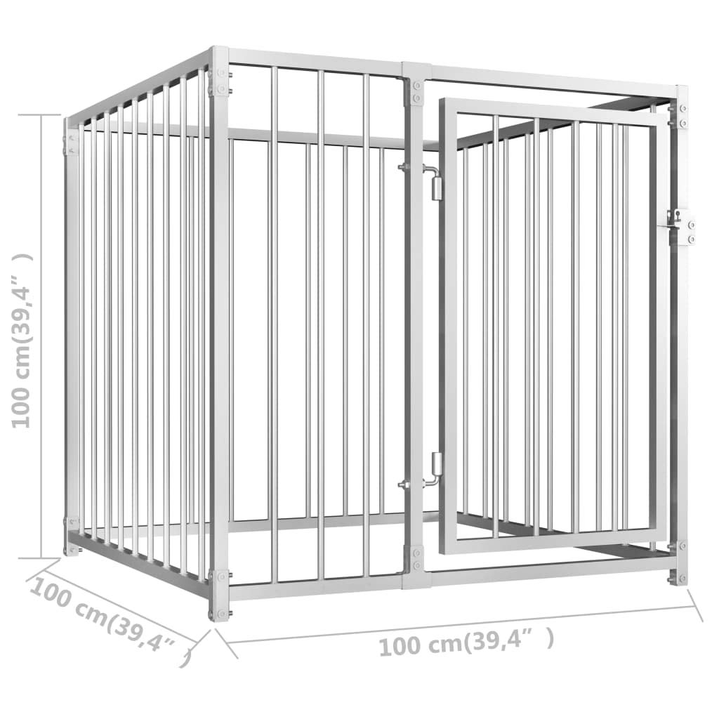 Heavy Duty Outdoor Dog Kennel - 39.4