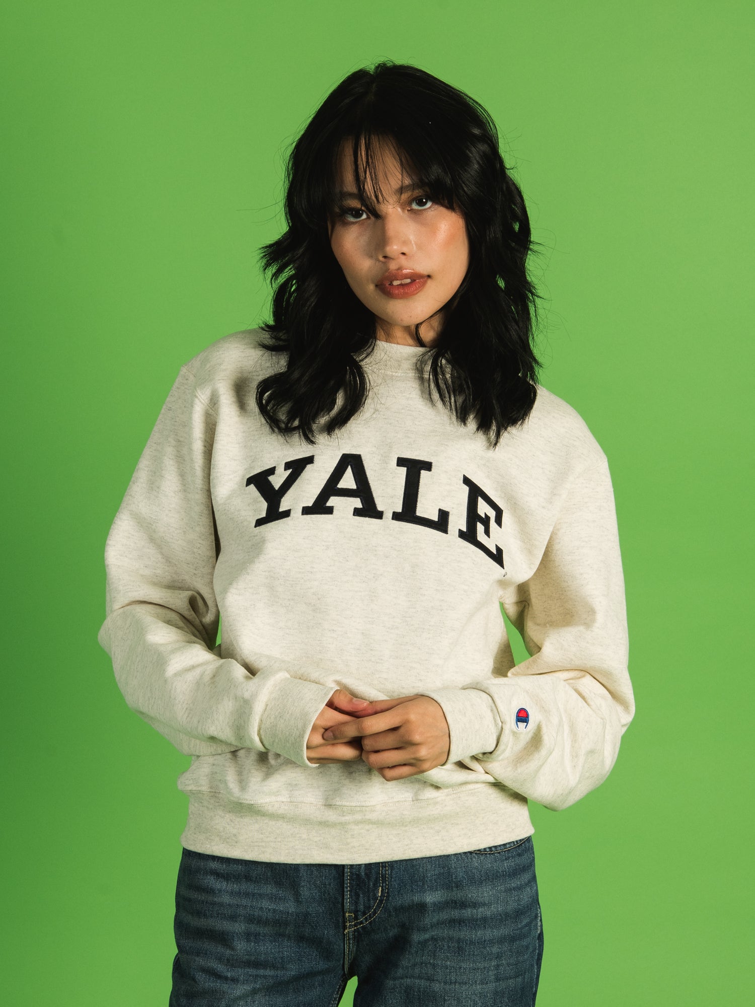 Champion Yale Crewneck Sweatshirt - Comfortable & Stylish Unisex Pullover for College, Casual Wear & Everyday Outfits