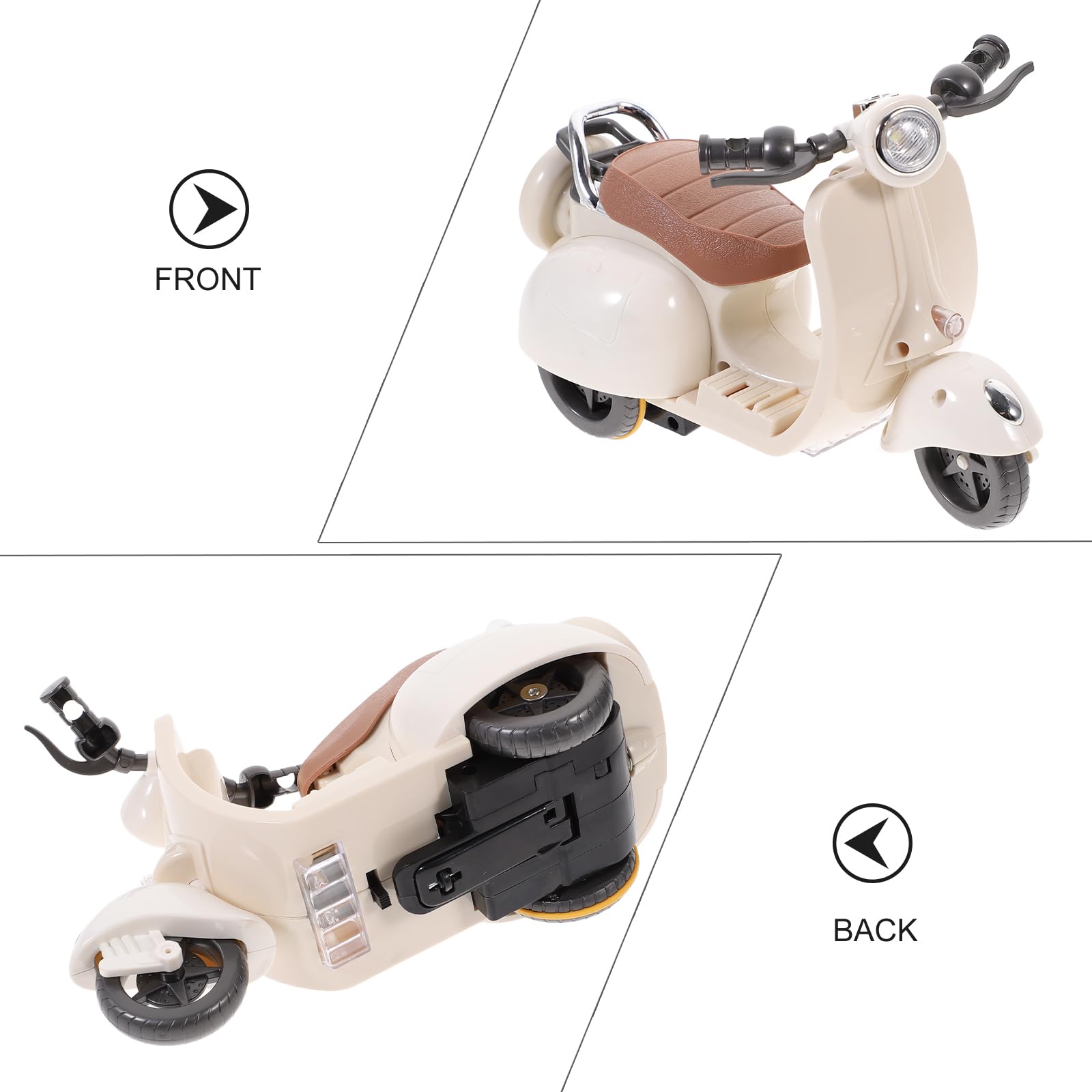 NOLITOY Hamster Motorcycle Toy - Mini Pet Bike for Small Animals Like Guinea Pigs, Chinchillas & Gerbils - Fun Cage Accessories & Decor for Hamster Habitats - Perfect for Playtime & Enrichment Activities