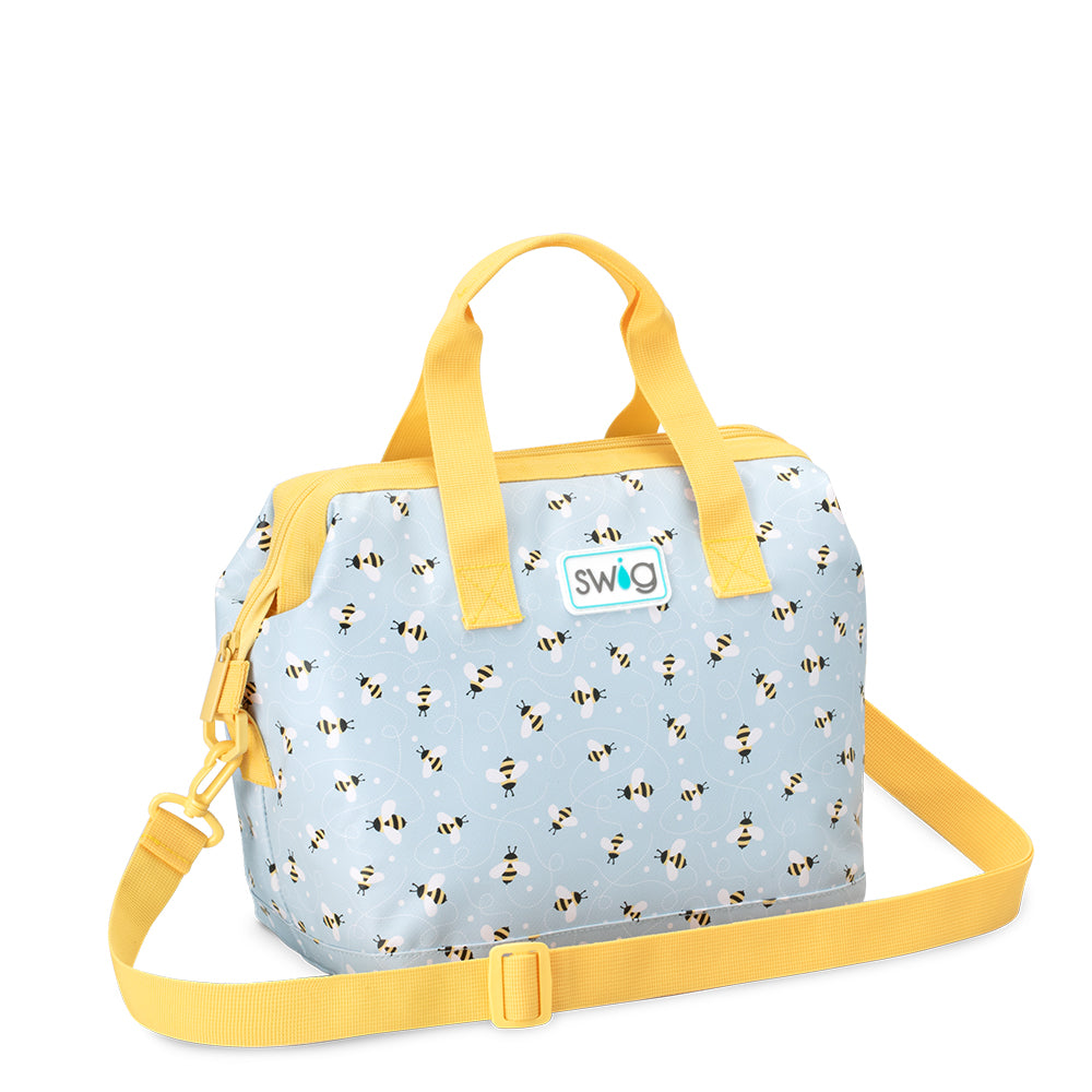 Busy Bee Packi 12-Can Insulated Cooler Bag - Portable Picnic, Beach, Camping & Tailgating Essentials for Outdoor Adventures
