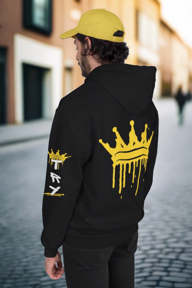 Urban Reign Premium Hoodie 'Just for Today' & Crown Series - Stylish Comfort for Streetwear, Casual Outfits & Everyday Wear