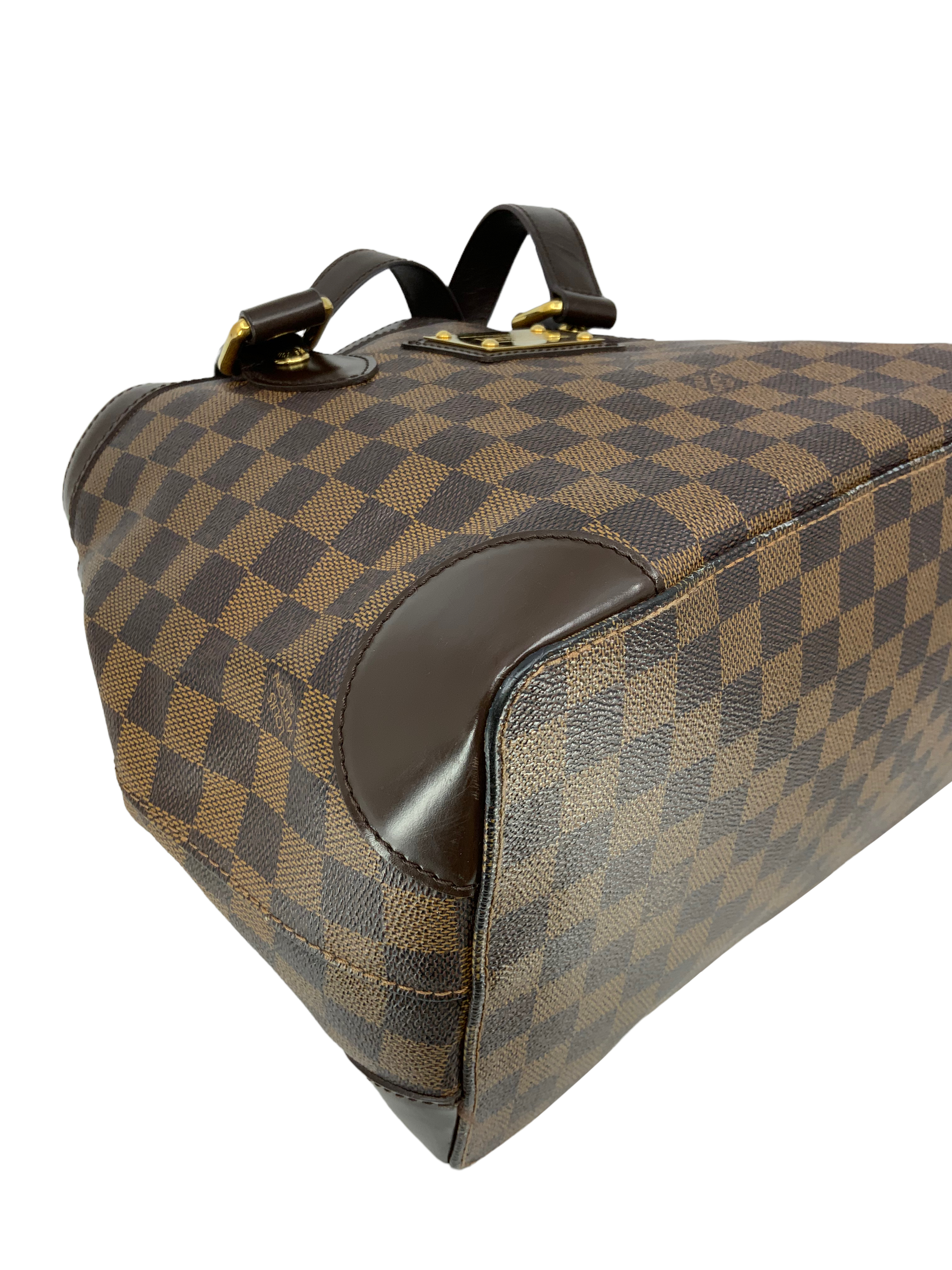 Authentic Louis Vuitton Damier Ebene Hampstead PM Handbag - Luxury Crossbody Bag for Women, Perfect for Work, Travel & Everyday Use