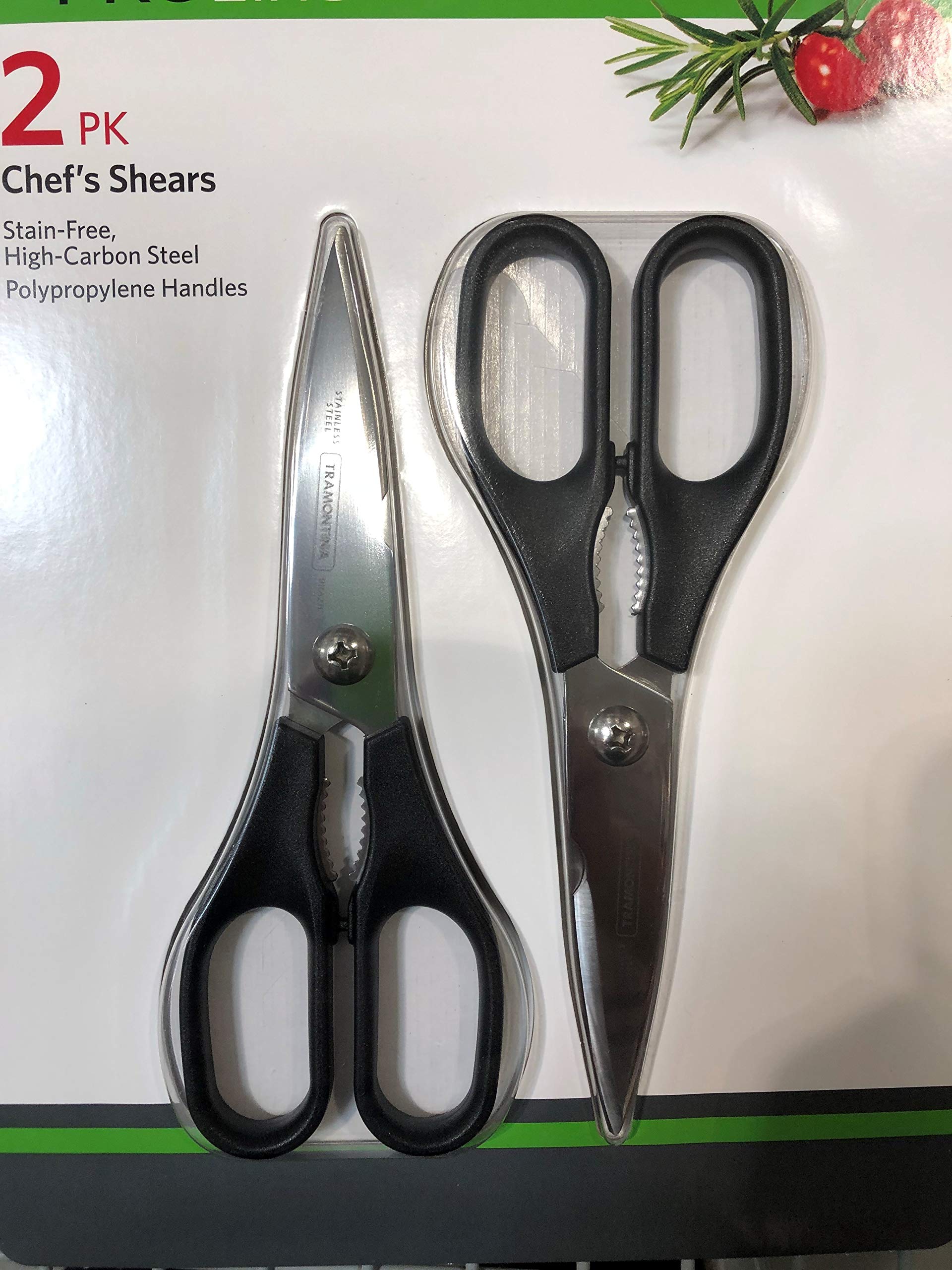 TRAMONTINA Stainless Steel Kitchen Scissors - Heavy Duty Cooking Shears for Cutting Meat, Herbs, Poultry - Multipurpose Kitchen Tool for Food Prep, Baking, Crafting & More