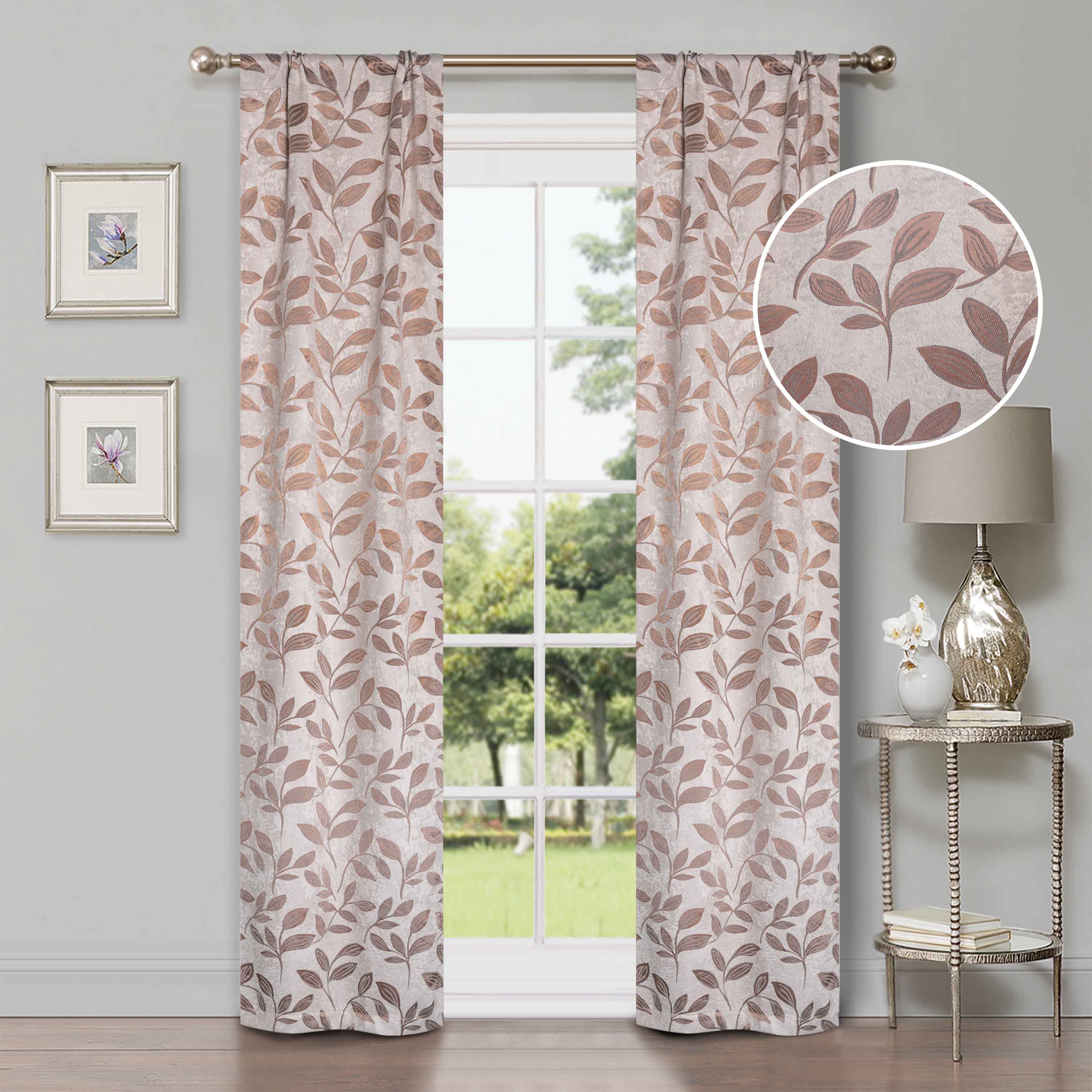 Blackout Curtains with Rod Pocket - Set of 2 Panels for Complete Room Darkening | Perfect for Bedrooms, Nurseries & Home Theater Light Blocking
