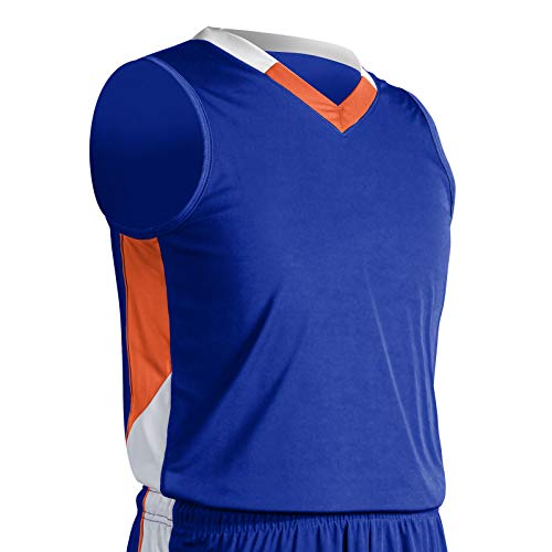 Royal, Orange, White