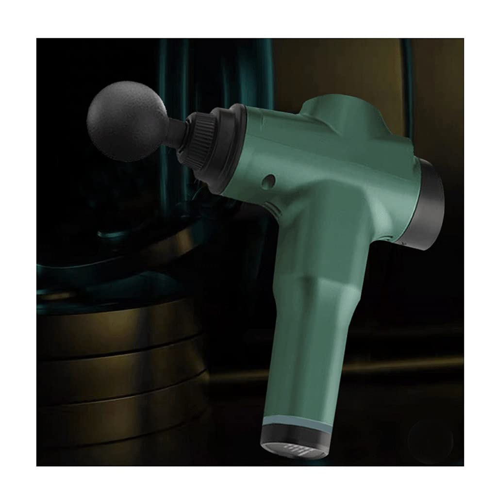 Electric Percussion Massage Gun - 6 Speed Levels & 5 Interchangeable Heads for Deep Tissue Muscle Relief, Portable Handheld Massager for Back, Neck, Leg Pain - Perfect for Post-Workout Recovery, Athletes & Home Use