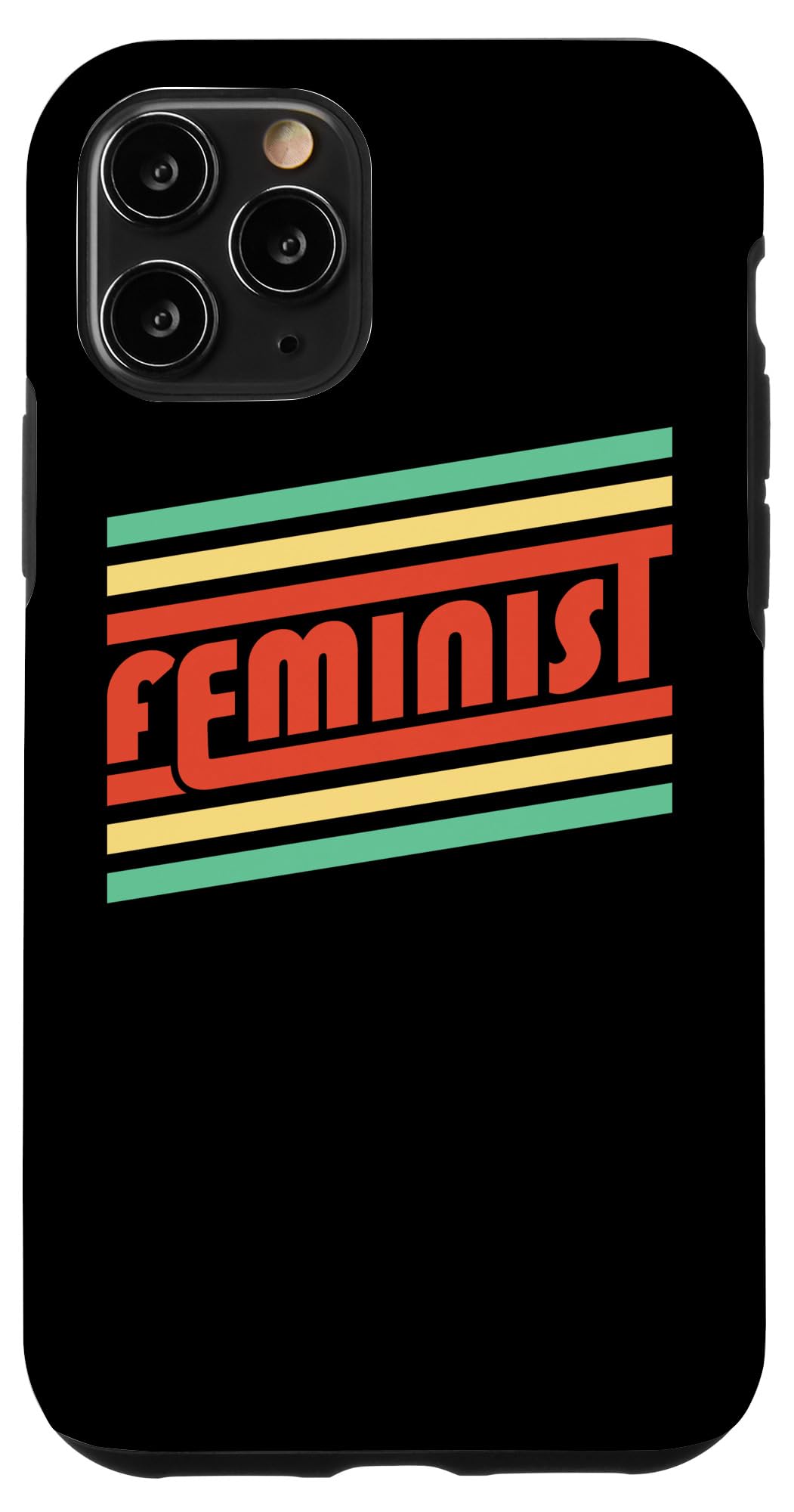 iPhone 11 Pro Case - Retro Vintage Art Deco Design with Feminist Graphic | Stylish Protection for Everyday Use & Special Occasions
