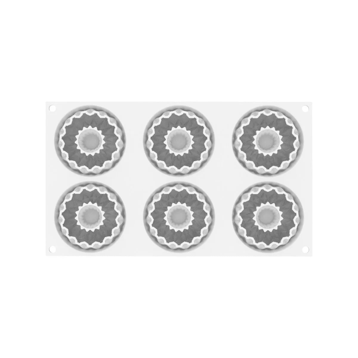 Silikomart Kaleido 75 Silicone Mold - 6 Cavity Geometric Chocolate & Candy Making Mold for Baking, Desserts, and DIY Crafts | Perfect for Home Bakers and Professional Chefs
