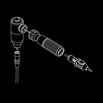 Cheyenne Hawk Tattoo Machine Grip Sleeve - Adjustable 25mm Purple Grip Cover for Professional Tattoo Artists - Perfect for Fine Line and Shading Work
