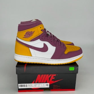 AIR JORDAN 1 BROTHERHOOD Men's Basketball Shoes Size 10 - 555088-706 | Retro High-Top Sneakers for Streetwear & Casual Outfits