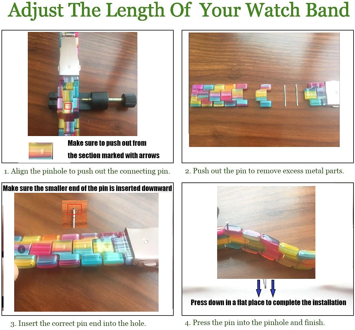 Premium Resin Apple Watch Bands for Women - Compatible with 38mm 40mm 41mm 42mm 44mm 45mm Models - Fits Apple Watch Series 7/6/5/4/3/2/1/SE - Stylish & Durable for Workouts, Office & Everyday Wear