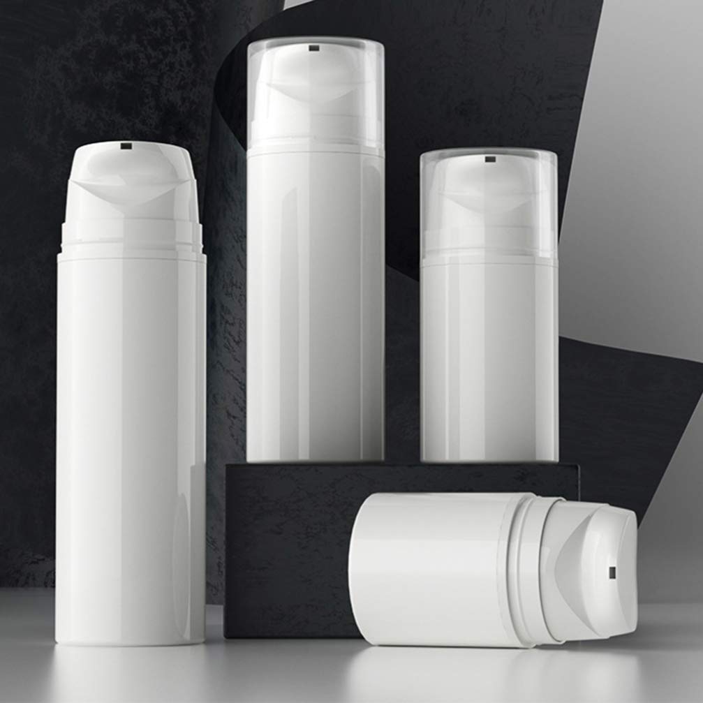 3-Pack Travel-Sized Emulsion Dispenser Bottles for Makeup, Lotion & Cream - Leak-Proof Cosmetic Containers for Toiletries, Skincare & On-the-Go Use