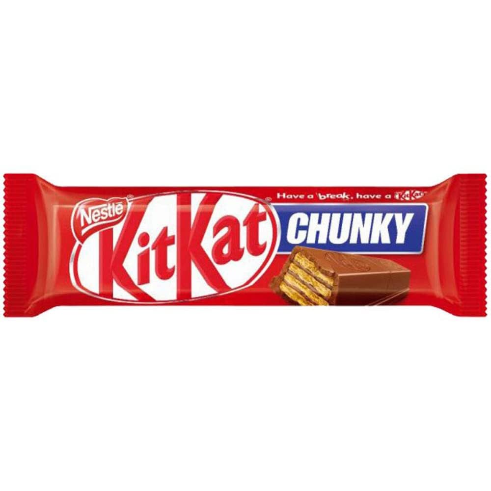 KIT KAT Chunky Milk Chocolate Bar - 1.41oz (40g) - Perfect for Snacking, Gifts & Dessert Toppings