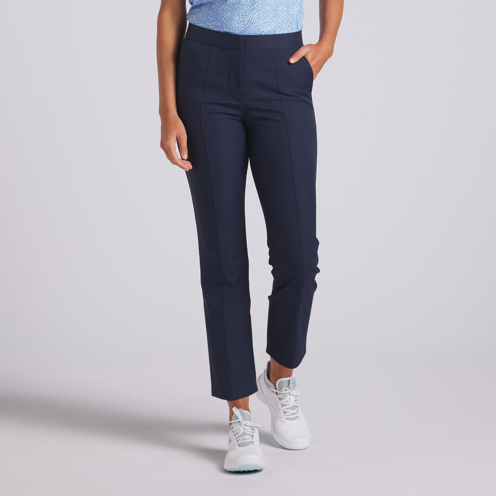 Women's Costa Golf Pants - Stretch Comfortable Trousers for Golf & Casual Wear - Perfect for Golfing, Office & Outdoor Activities