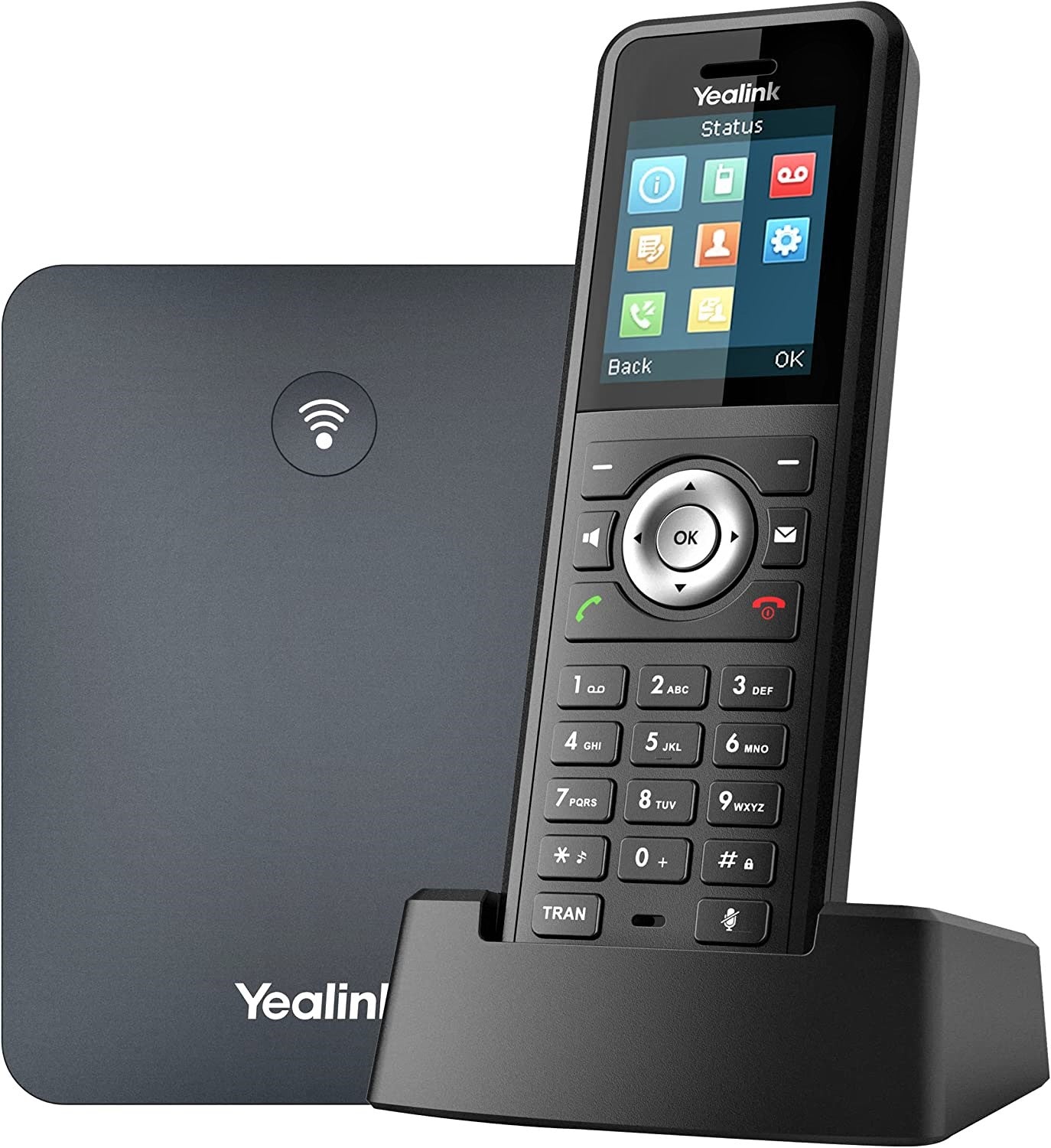 Yealink W79P DECT Cordless Phone System with HD Voice - Ideal for Home Office & Small Business Communication
