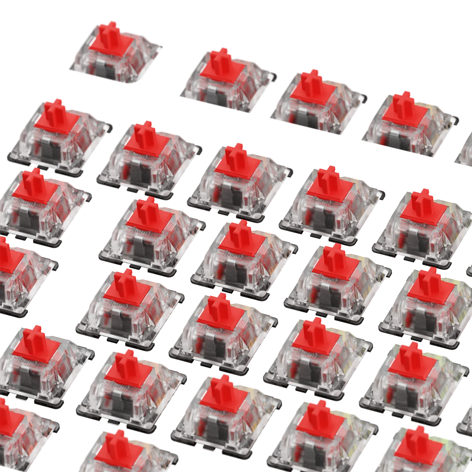 Glorious Fox Standard MX 75 ISO Mechanical Keyboard Switches - Compatible with 75% ISO Layout Gaming Keyboards for PC & Mac - Perfect for Esports, Typing & Office Work