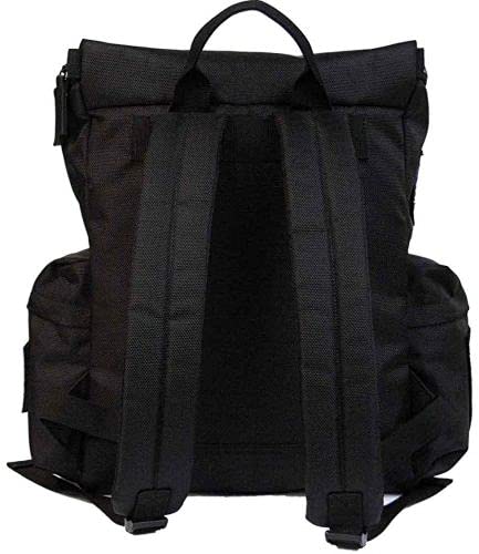Top Gun Military Style Nylon Backpack with Custom Patches - Durable Black School & Travel Backpack for Men, Women - Perfect for College, Hiking, Commuting & Everyday Use