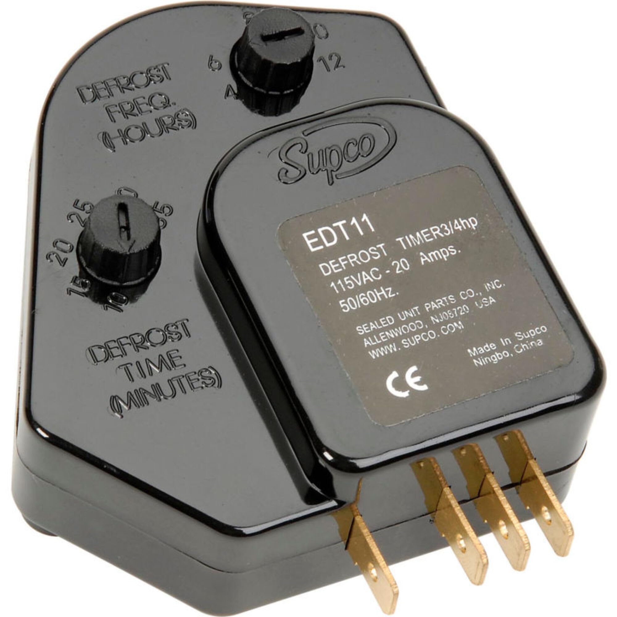 Supco EDT11 Adjustable Electronic Defrost Timer for Refrigerators & Freezers - Commercial & Home Appliance Repair