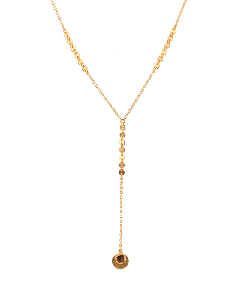 Organic Drops Lariat Necklace - Elegant Boho Layering Jewelry for Women | Perfect for Everyday Wear, Date Nights & Special Occasions