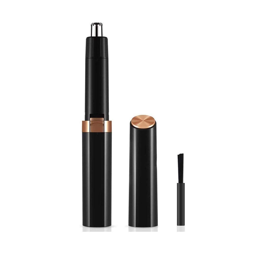 Painless Battery-Powered Nose & Ear Hair Trimmer for Men - Rechargeable & Waterproof Grooming Tool | Perfect for Travel, Home, Gym & Personal Care Routine