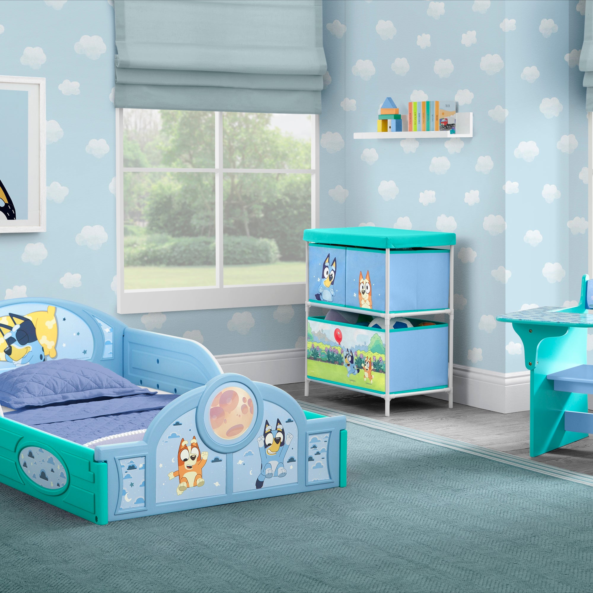Bluey 3-Piece Toddler Bedroom Set - Kids Bedding, Blanket & Pillowcase - Perfect for Nursery, Playroom & Gift Ideas