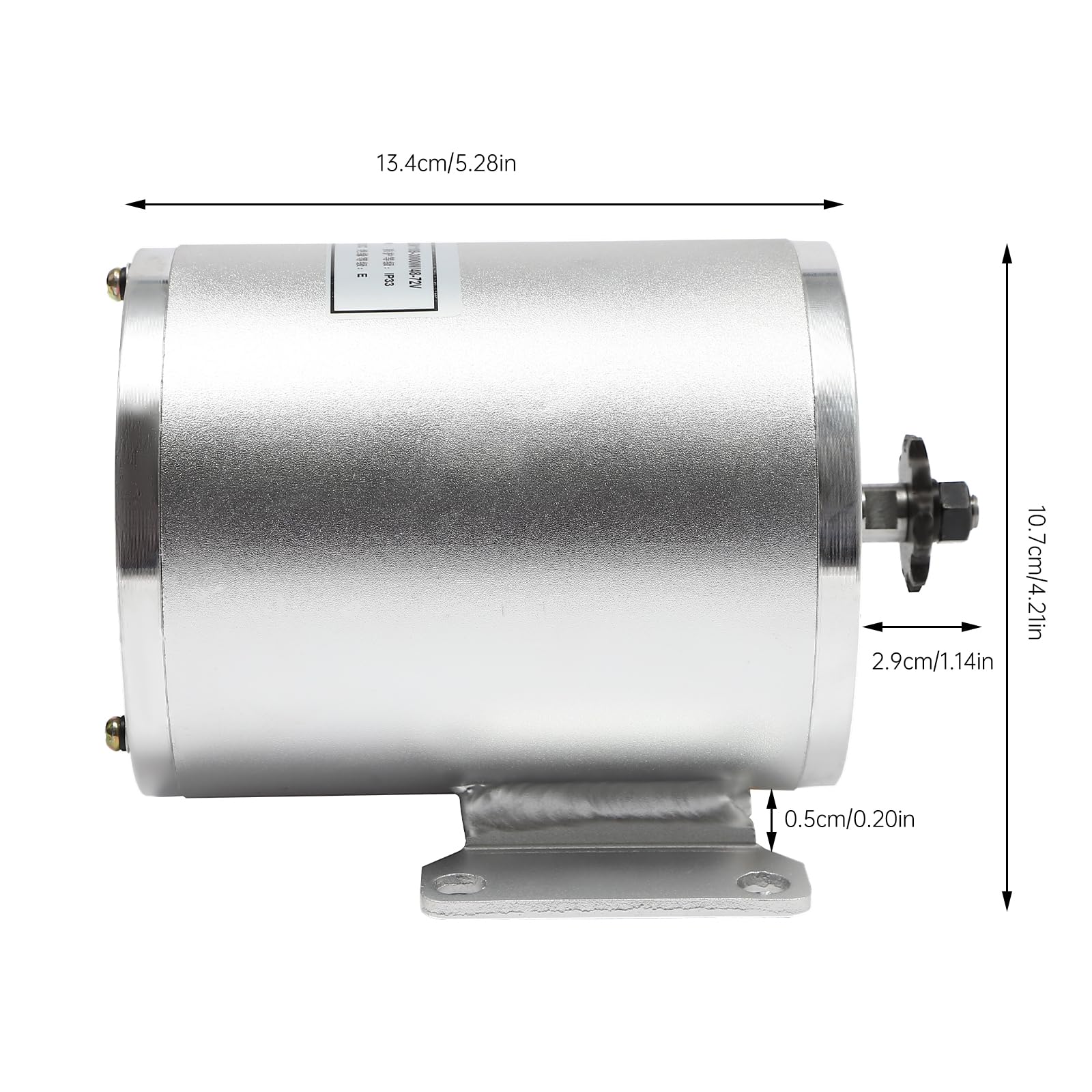 48V-72V 3000W Brushless Electric Motor Kit with Controller & Throttle - High Power Conversion Kit for E-Bike, Scooter & Motorcycle DIY Upgrades | Perfect for Commuting, Off-Road Adventures & Performance Modifications