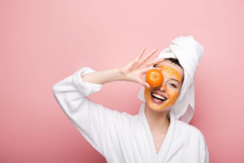 Organic Orange Peel Powder for Skin & Hair Care | 100% Pure Vitamin C Face Mask | Brightening & Whitening Treatment | Natural Exfoliant for Glowing Skin | Pack of 2 (100g Each) | Perfect for DIY Beauty Recipes & Spa Days