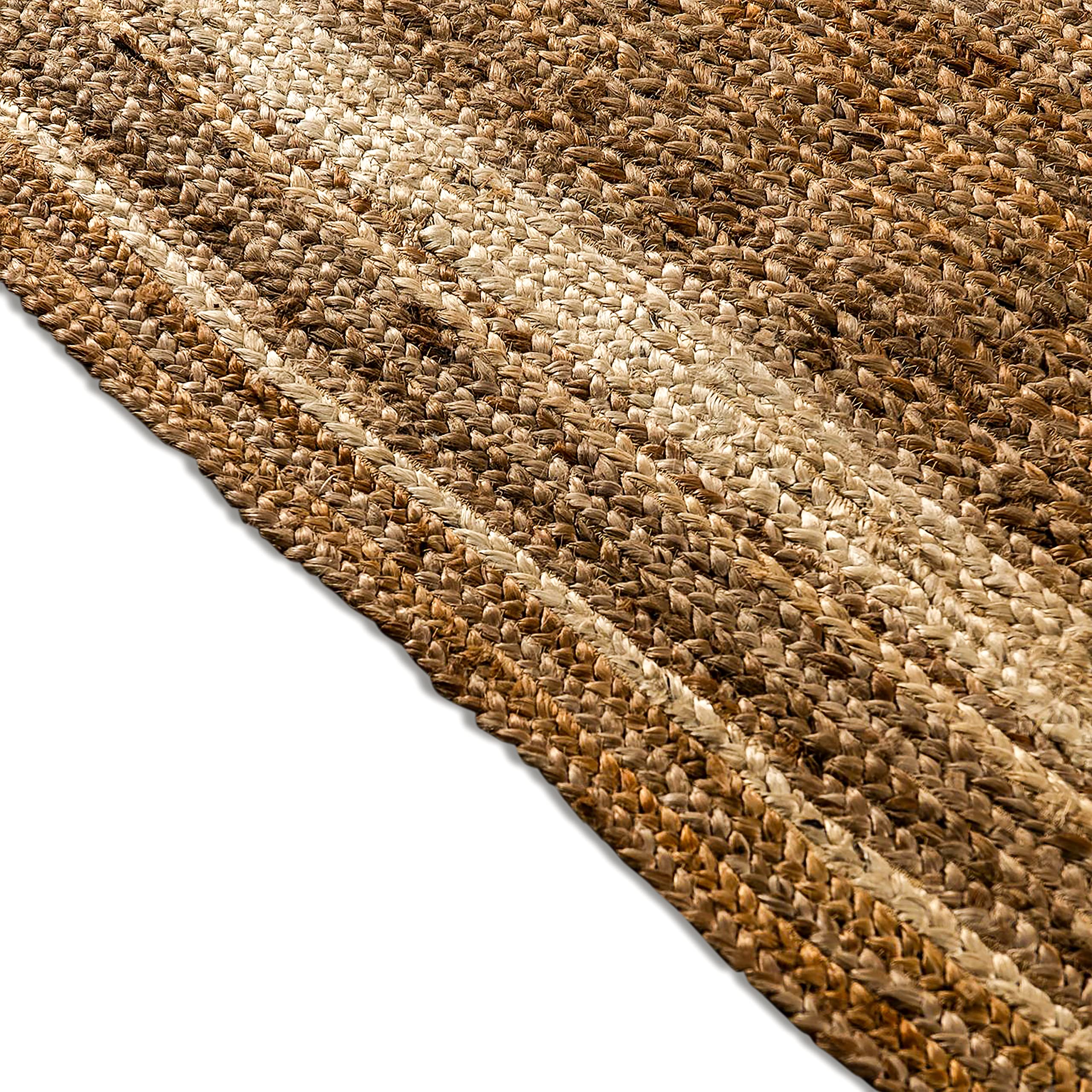 Flash Furniture Prima Natural Fiber Jute Area Rug 8' x 10' - Braided Indoor Jute Rug for Living Room, Bedroom & Office - Eco-Friendly Home Decor