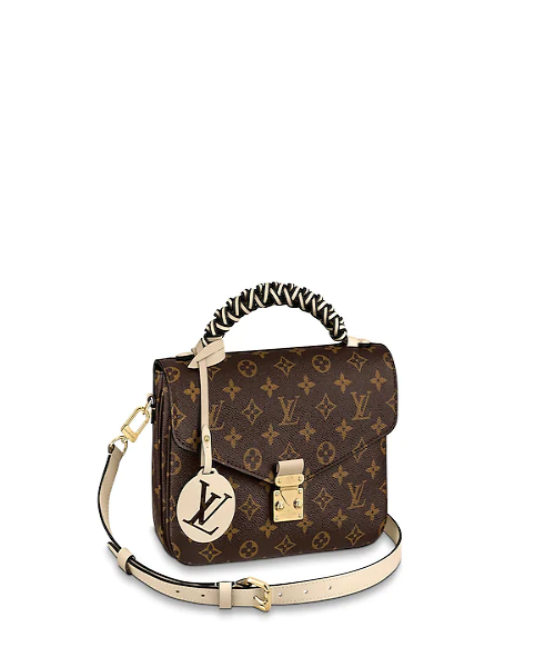 Louis Vuitton Pochette Métis Monogram Crossbody Bag in Crème Beige - Perfect for Work, Travel & Everyday Luxury Fashion Accessory