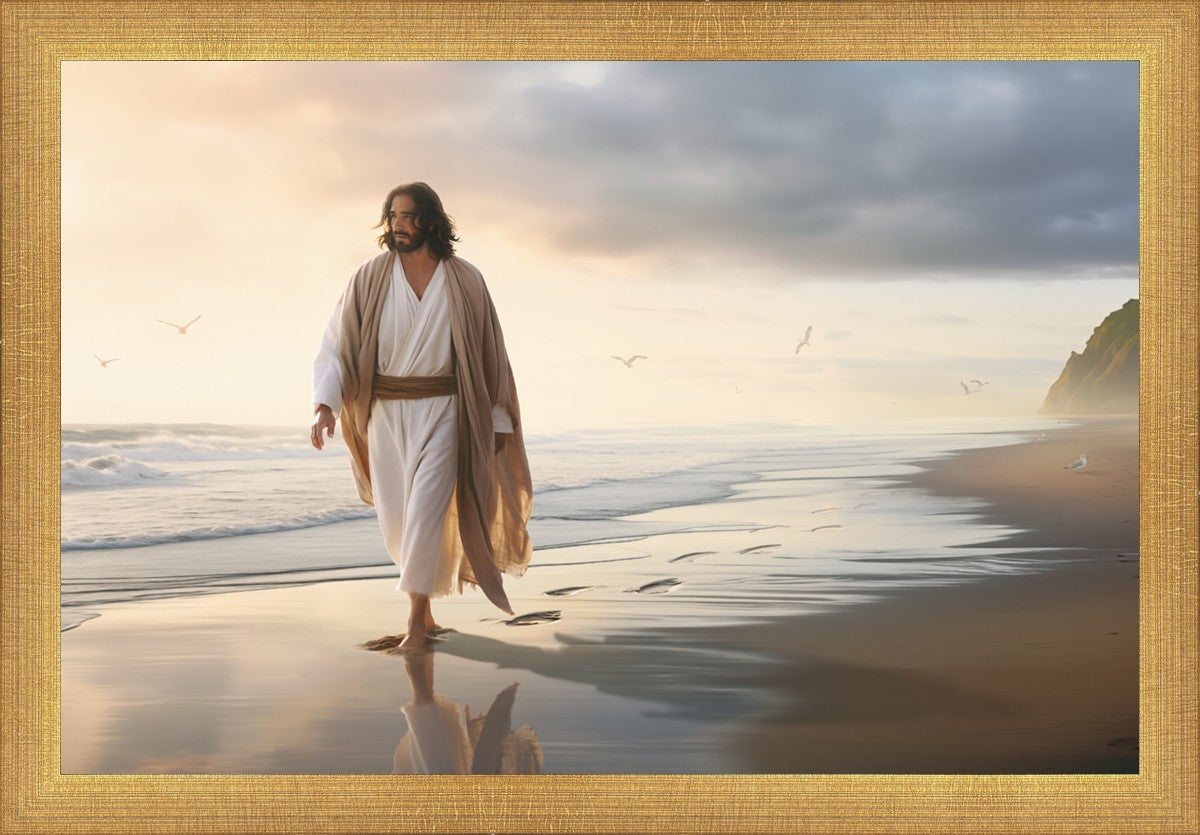 Man of Solitude by Laci Gibbs - Inspirational Wall Art for Home Office Decor & Man Cave Gifts