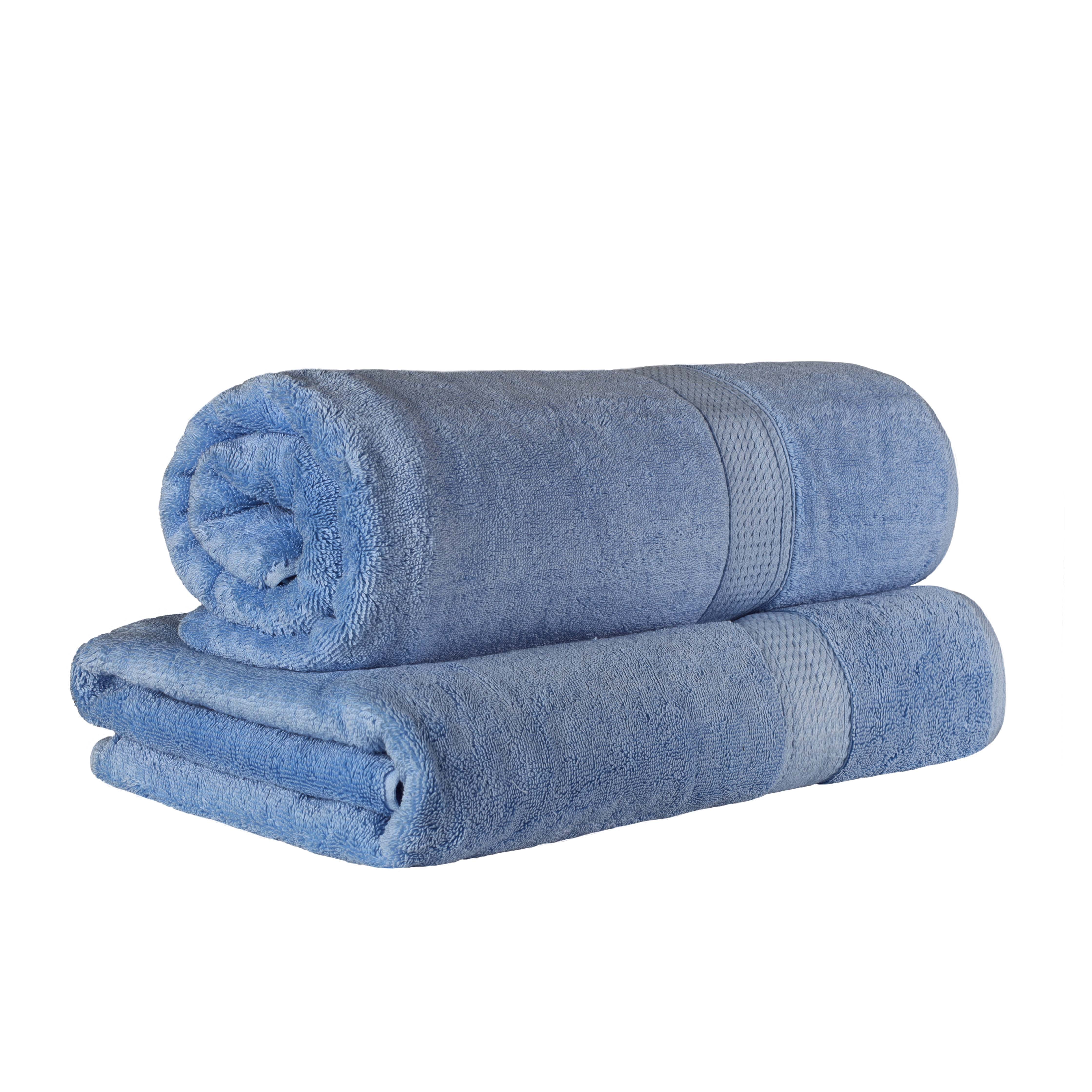 Premium Egyptian Cotton Bath Sheet Set of 2 - Ultra Soft & Absorbent Luxury Towels for Spa, Hotel, or Home Use