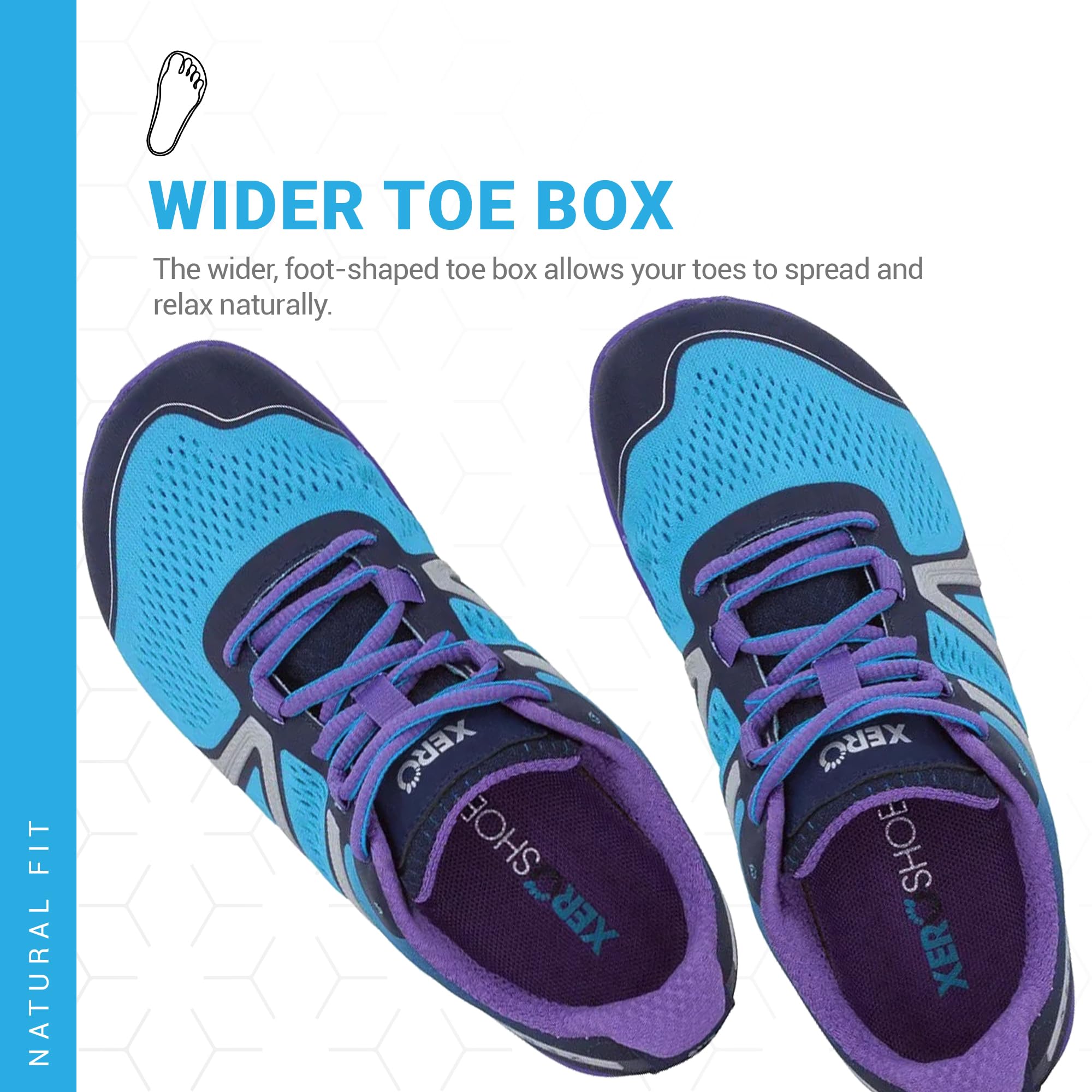 **Xero Shoes Barefoot Running Shoes for Women - Minimalist, Zero Drop, Wide Toe Box Trail & Road Running Shoes | Lightweight & Flexible for Natural Movement | Perfect for Trail Running, Gym Workouts & Everyday Wear**