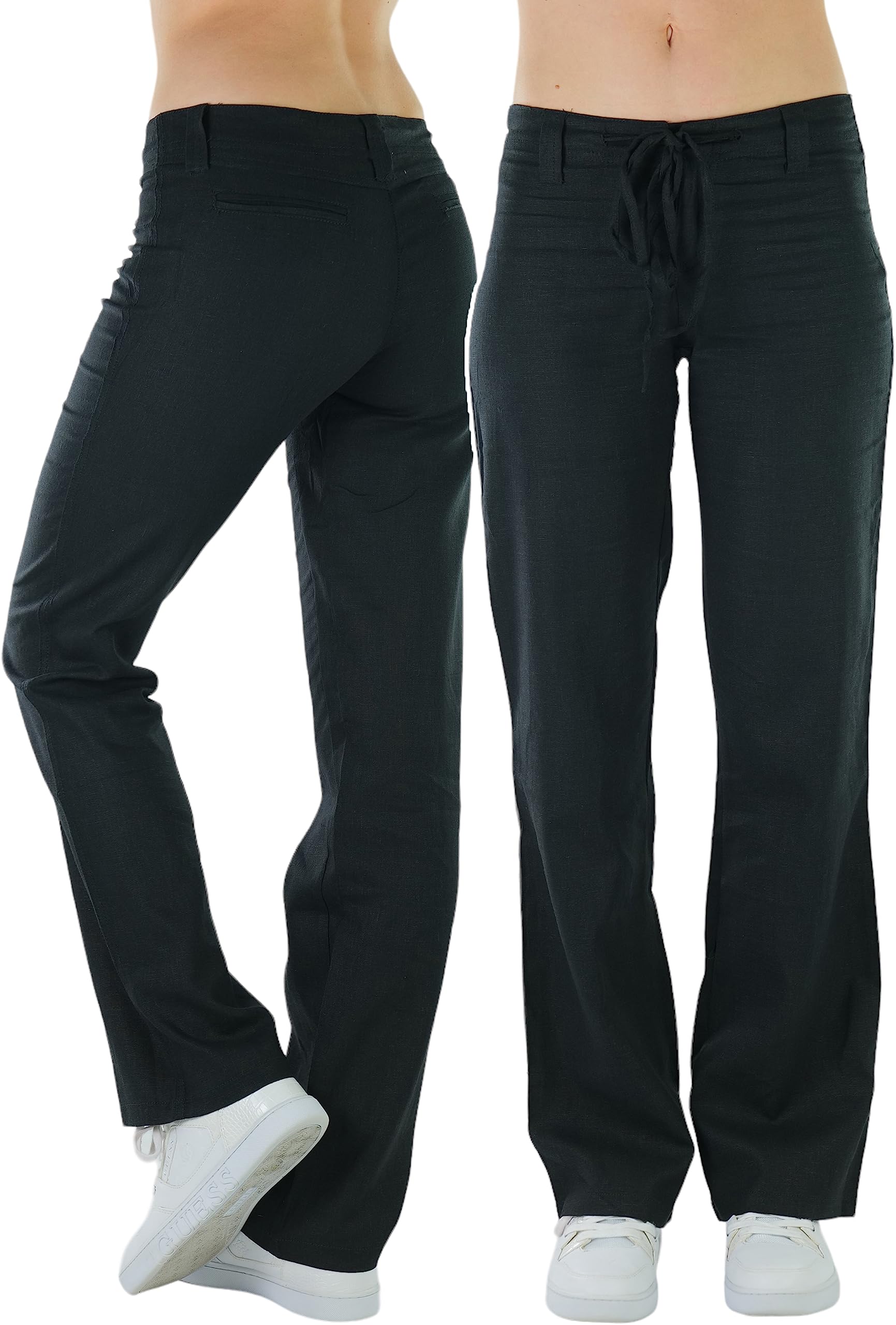 Stylish Women's High Waist Bootcut Dress Pants for Work & Office - Professional Trousers with Flattering Fit for Business Casual & Formal Occasions