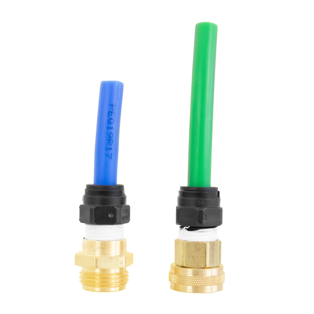 RHG EZ Pure Pigtail Inlet & Outlet Kit for Water Filtration System - Compatible with GE, Whirlpool, Kenmore & More - Perfect for Under Sink & Whole House Water Filters