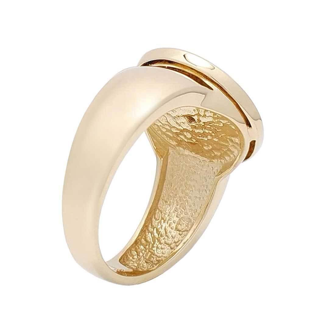 14K Gold Star of David Ring with 36 Diamonds & Blue Enamel - Elegant Jewish Jewelry for Hanukkah, Weddings & Special Occasions