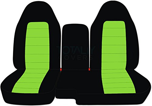 Black and Lime Green