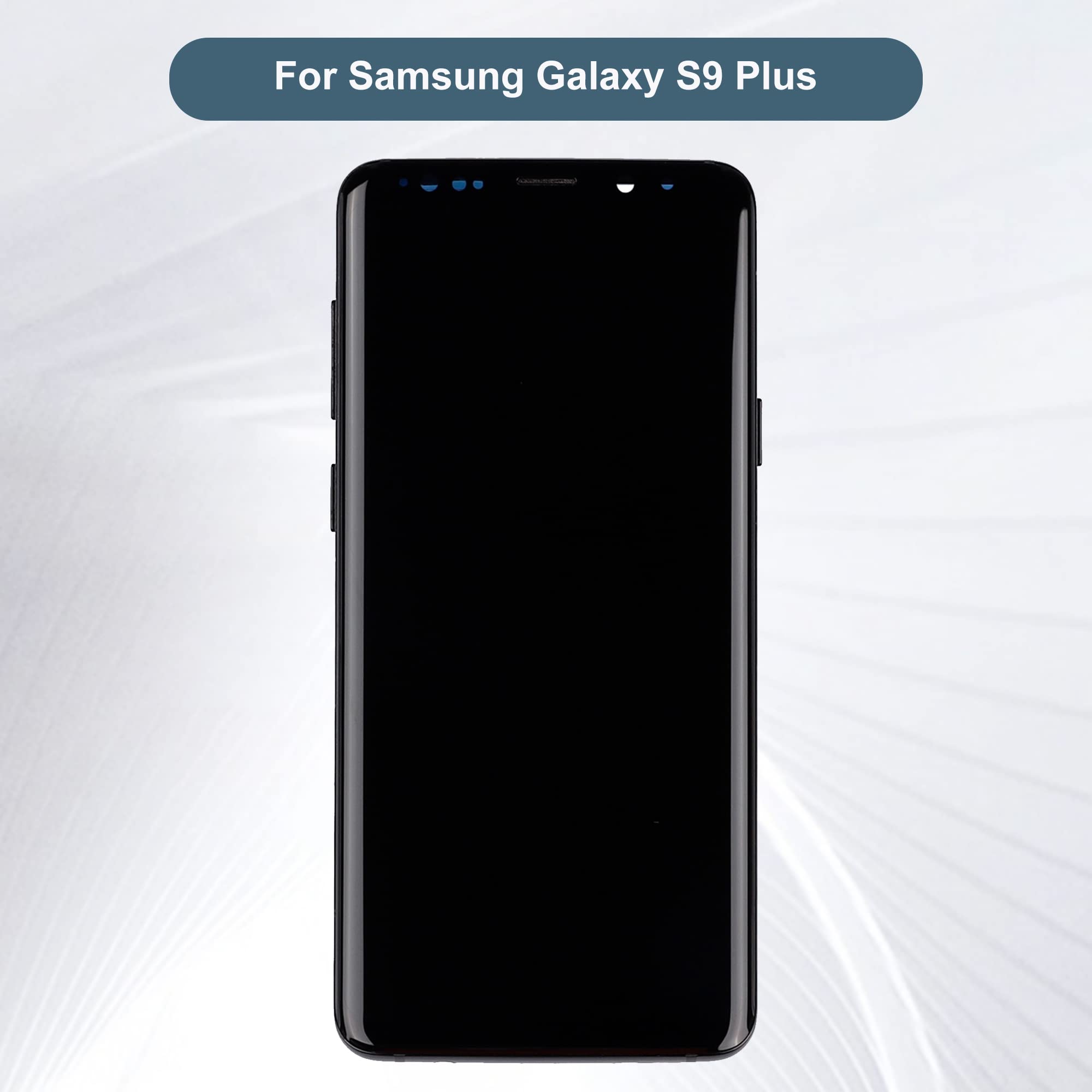 AMOLED Display Screen Replacement for Samsung Galaxy S9 Plus S9+ G965U G965W - 6.2 Inch LCD Touch Screen Assembly with Repair Tools - Perfect for DIY Phone Screen Fixes & Display Upgrades