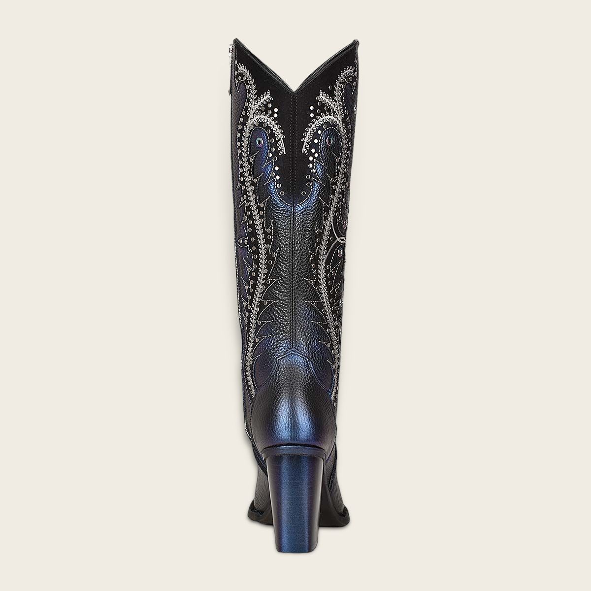 Women's Cuadra Black Western Cowgirl Cowhide Leather Ankle Boots - Stylish & Durable for Country Dancing, Rodeo & Casual Wear