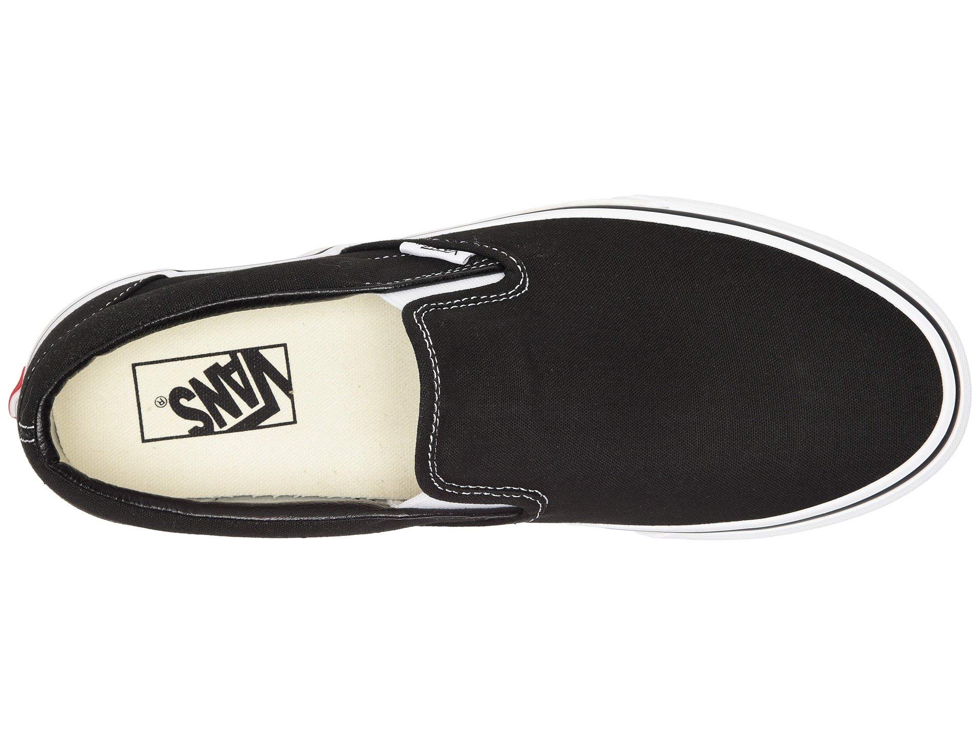 Vans Classic Slip-On Sneakers for Men & Women | Black & White Checkerboard | Comfortable Casual Shoes for Walking, Skateboarding & Everyday Wear