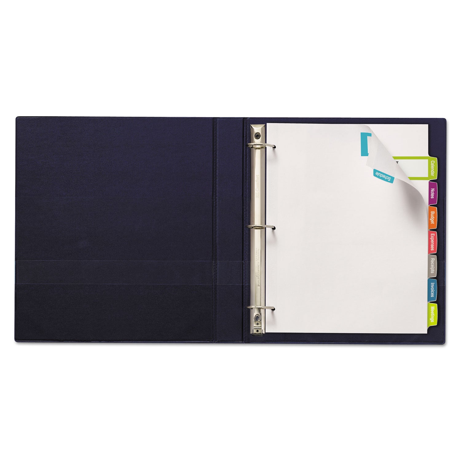 Avery® Big Tab Printable Large White Label Tab Dividers - 8 Tabs, 11 x 8.5 Inches, White (20 Sets) - Perfect for Office Organization, Filing Systems, and School Binders
