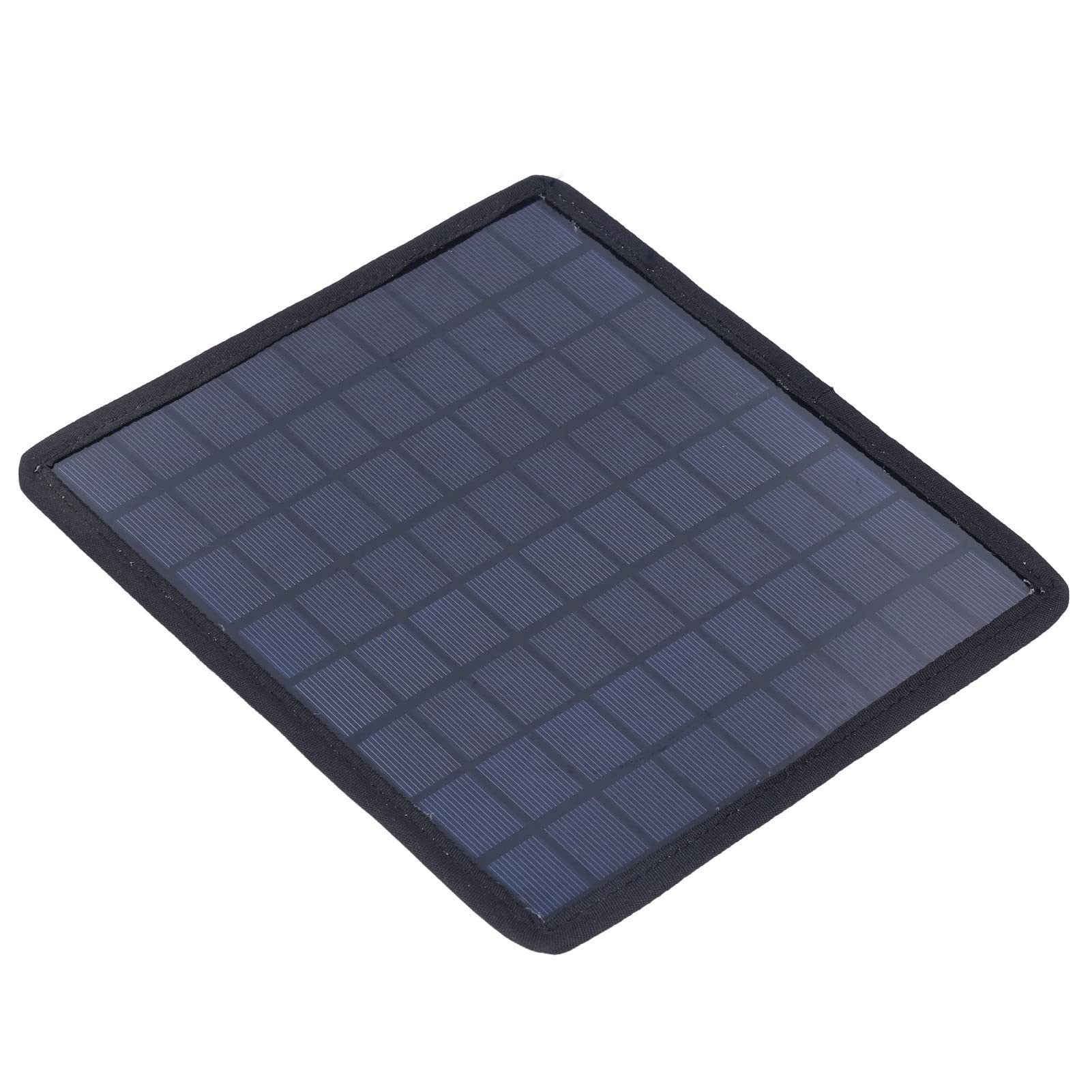 EXCLUZO 6W 18V Portable Solar Panel Charger - Waterproof & Foldable Solar Charger for 12V Car Battery, RV, Boat, Camping - High Efficiency in Low Light Conditions for Outdoor Adventures