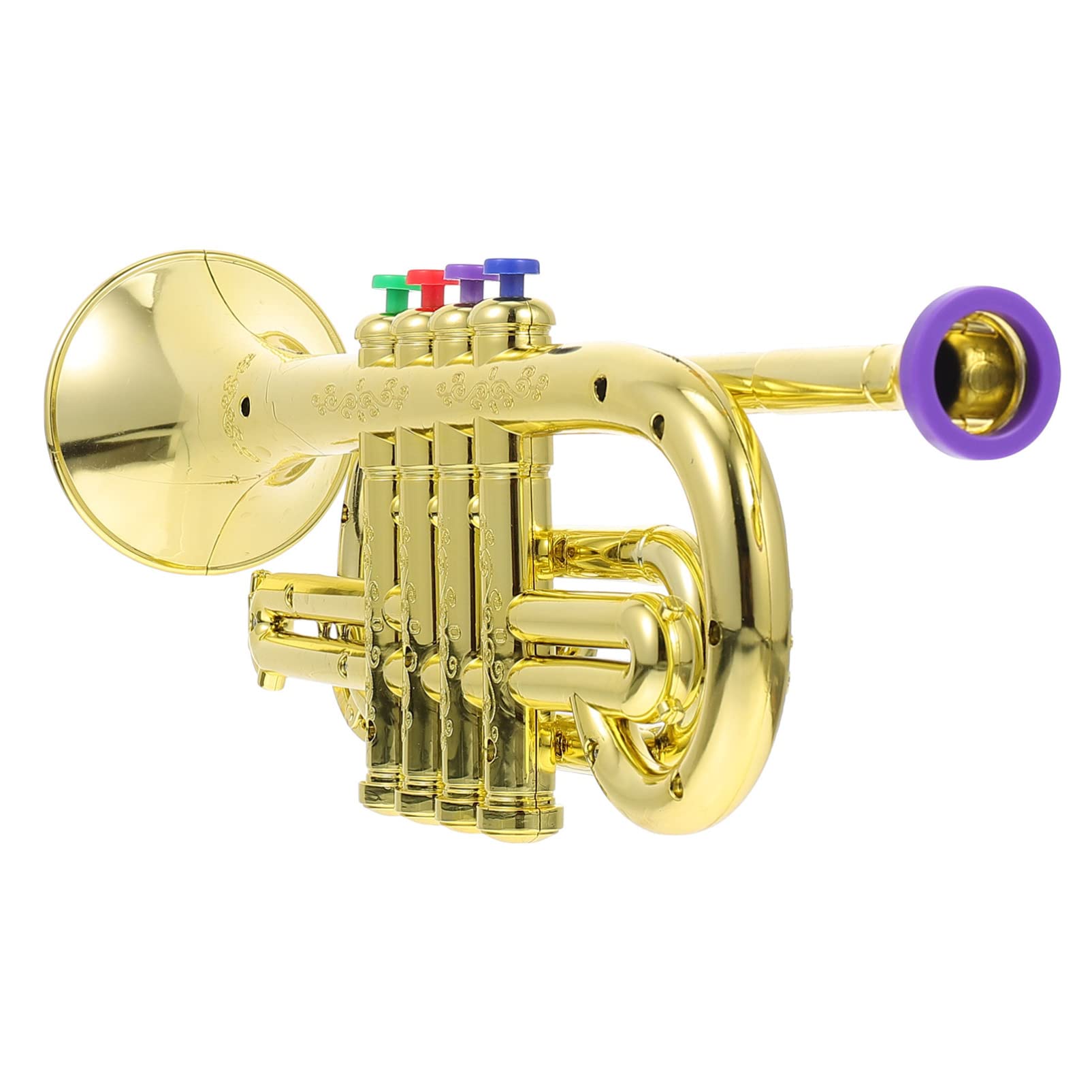 Toyvian Kids Musical Trumpet Toy - Realistic Saxophone & Trumpet Set for Children - Perfect for Birthday Gifts & Pretend Play